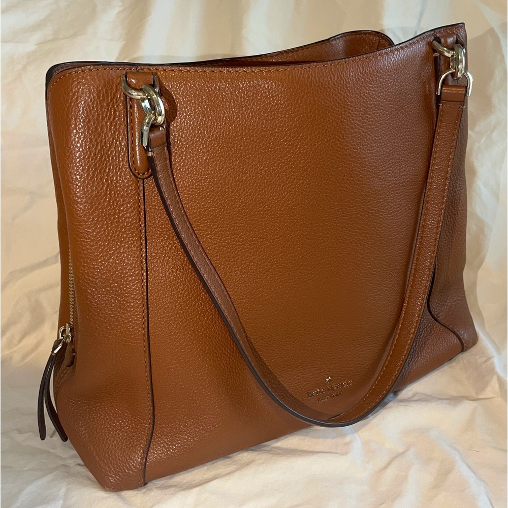 brown kate spade purse